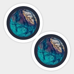 Twin Planets Sticker